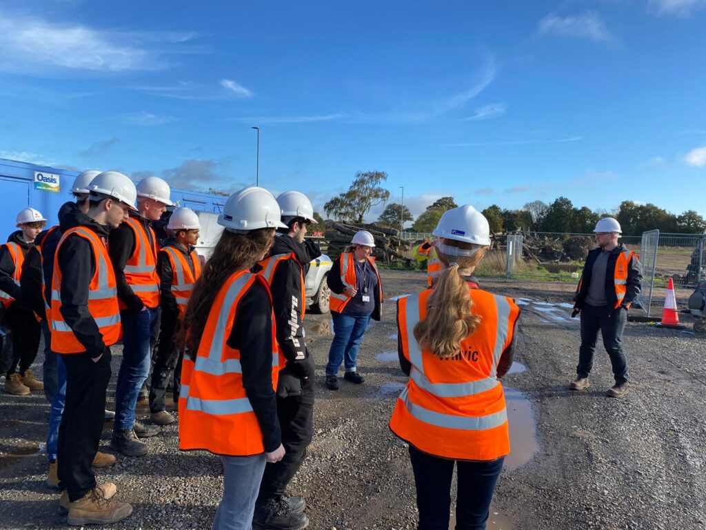 West Midlands Interchange Site Visit with Walsall College Students